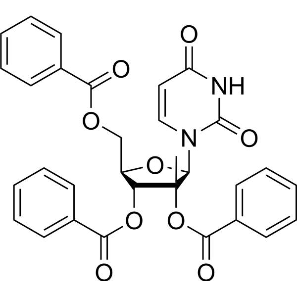 1-(2,3,5-Tri-O-benzoyl-2-C-methyl-β-D-ribofuranosyl)-2,4(1H,3H)-pyrimidinedione 23643-36-9